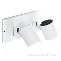 New Double-headed GU10 Wall Light Modern White Without Bulb Double-headed GU10 Wall Light Manufactory